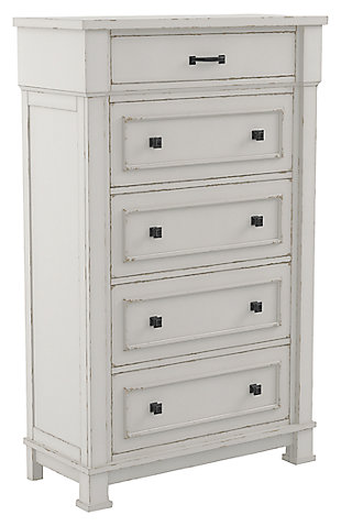 Jennily Chest Of Drawers Ashley, 46 Wide White Dresser