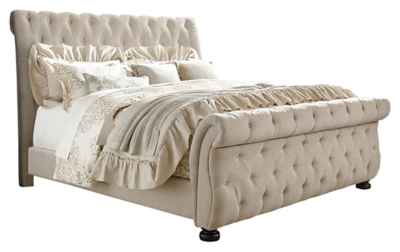 Willenburg Queen Upholstered Sleigh Bed Ashley Furniture Homestore