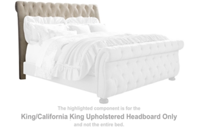 Willenburg King Upholstered Sleigh Bed