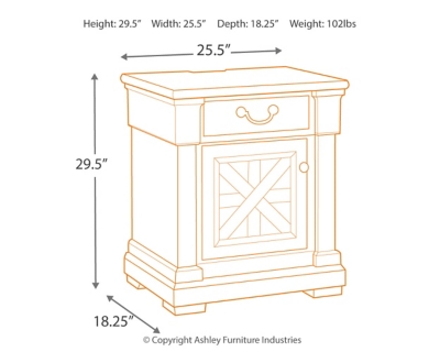 Bolanburg Nightstand, , large