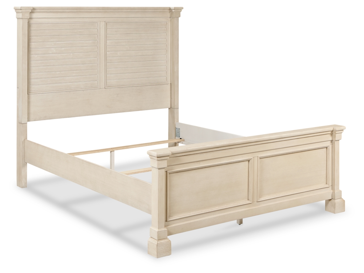 Bolanburg white louvered panel deals bedroom set