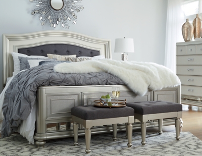 coralayne queen panel bed | ashley furniture homestore