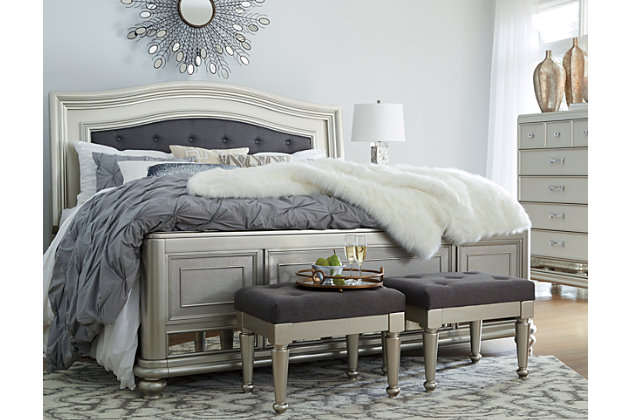 coralayne queen panel bed | ashley furniture homestore