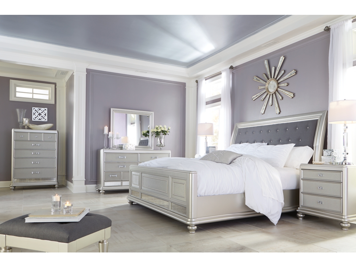 Ashley coralayne silver bedroom set discount