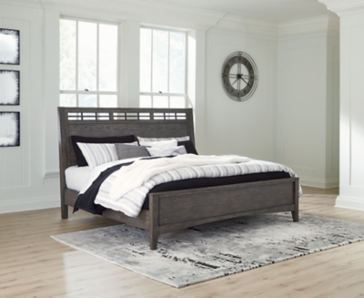 Cal king bed on sale frame ashley furniture