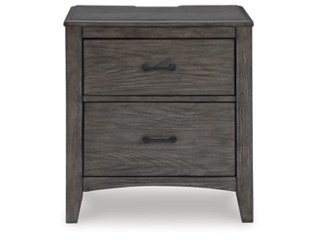 Montillan 24" 2 Drawer Charging Nightstand