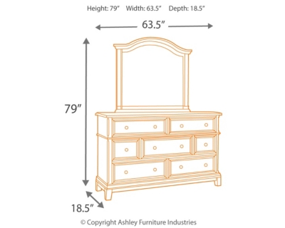 Lavidor Dresser and Mirror | Ashley Furniture HomeStore