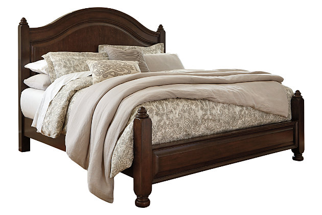 lavidor king poster bed | ashley furniture homestore