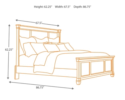 Greensburg Queen Panel Bed Ashley Furniture Homestore