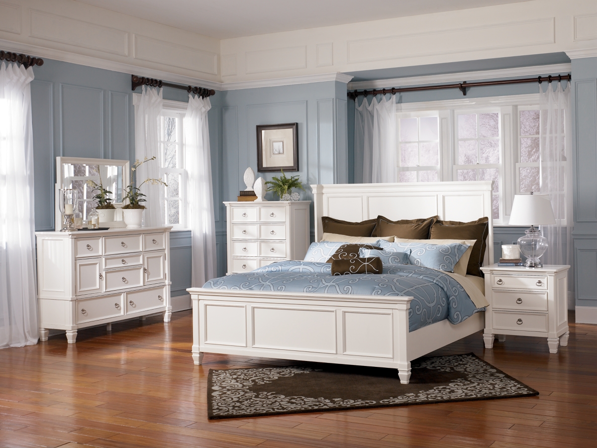 Prentice king panel bed discount