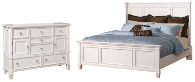 Prentice Queen Panel Bed With Dresser Ashley Furniture Homestore