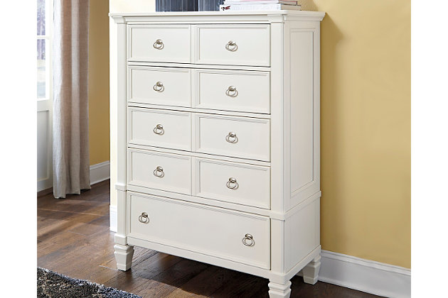 Pice Chest Of Drawers Ashley, Ashley Furniture White Chest