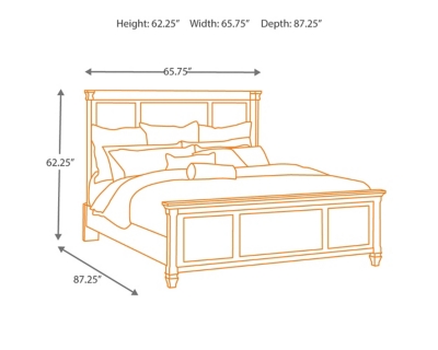 Prentice Queen Panel Bed Ashley Furniture Homestore