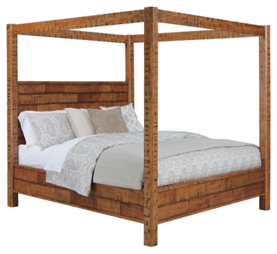 Ashley four deals poster bed