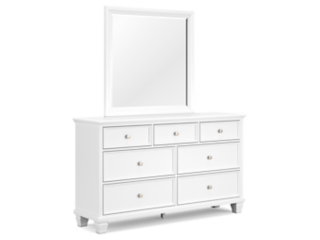 Fortman 7 Drawer Dresser and Mirror