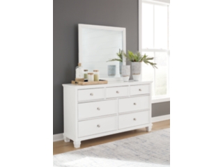 Fortman 7 Drawer Dresser and Mirror