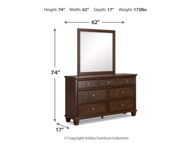 small dresser brown Amish Barn Floor Small Dresser With Mirror Option main image 0