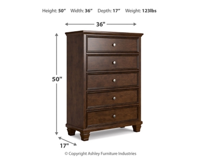 Danabrin Chest of Drawers, Brown, large