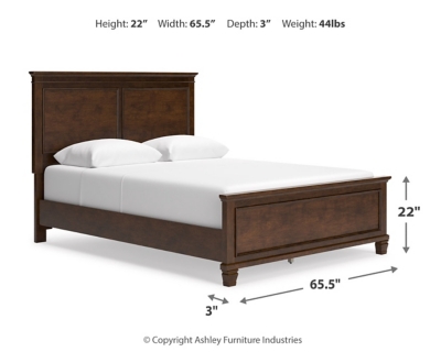 Danabrin Queen Panel Footboard Dimensions