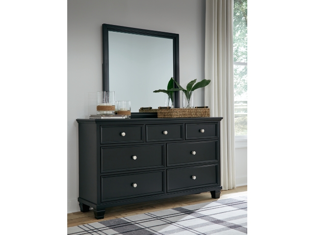 Lanolee 7 Drawer Dresser and Mirror | Ashley