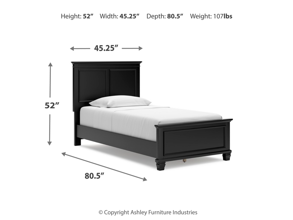 Lanolee Twin Panel Bed | Ashley