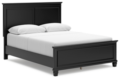 Lanolee Queen Panel Bed, Black, large