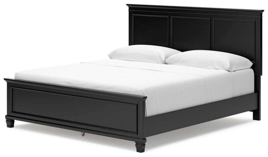 Cama con paneles tamaño California King Lanolee, cómoda, arcón y 2 mesitas de noche - image 23