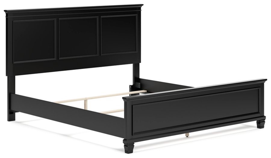 Cama con paneles tamaño California King Lanolee, cómoda, arcón y 2 mesitas de noche - image 19