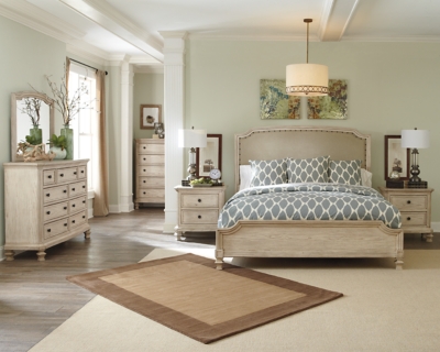 Ashley furniture demarlos king bed discount