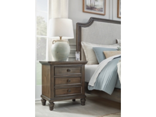 Veramond 28" 3 Drawer Charging Nightstand