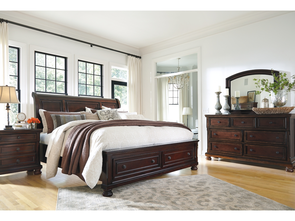 Ashley furniture deals sleigh bedroom set