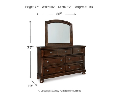 Porter Dresser and Mirror, , large