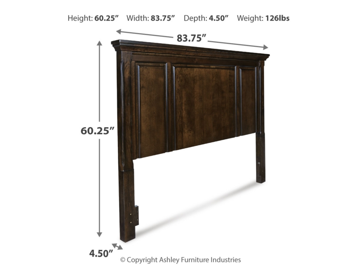 Porter California King / King Headboard - Rustic Brown