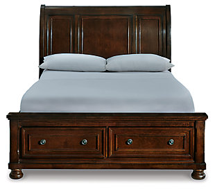 Porter Queen Sleigh Storage Bed, Porter King Panel Bed Ashley Furniture