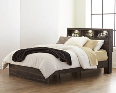 Vay Bay Queen Bookcase Panel Bed