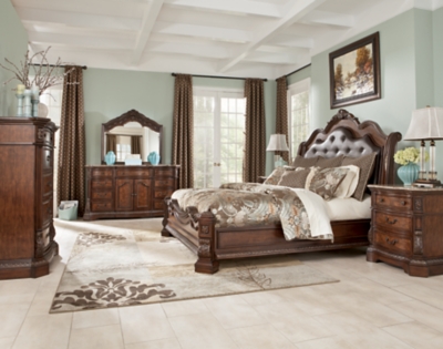 Ledelle Queen Sleigh Bed Ashley Furniture Homestore