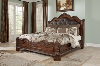 ledelle queen sleigh bed | ashley furniture homestore