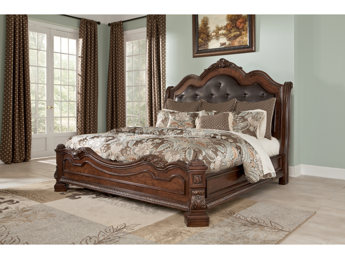 Ledelle King Sleigh Bed Ashley
