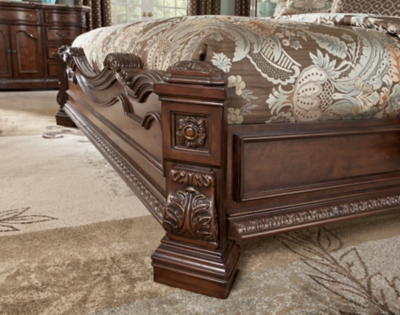 ledelle queen sleigh bed | ashley furniture homestore