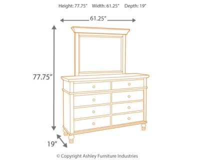 Marsilona Dresser And Mirror Ashley Furniture Homestore