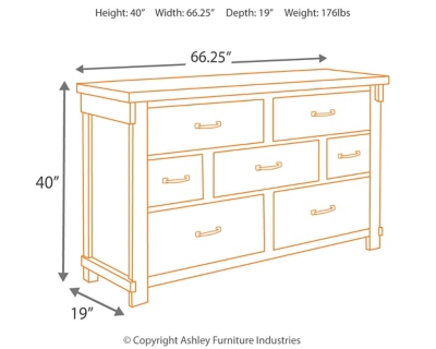 Lakeleigh Dresser, Brown, large