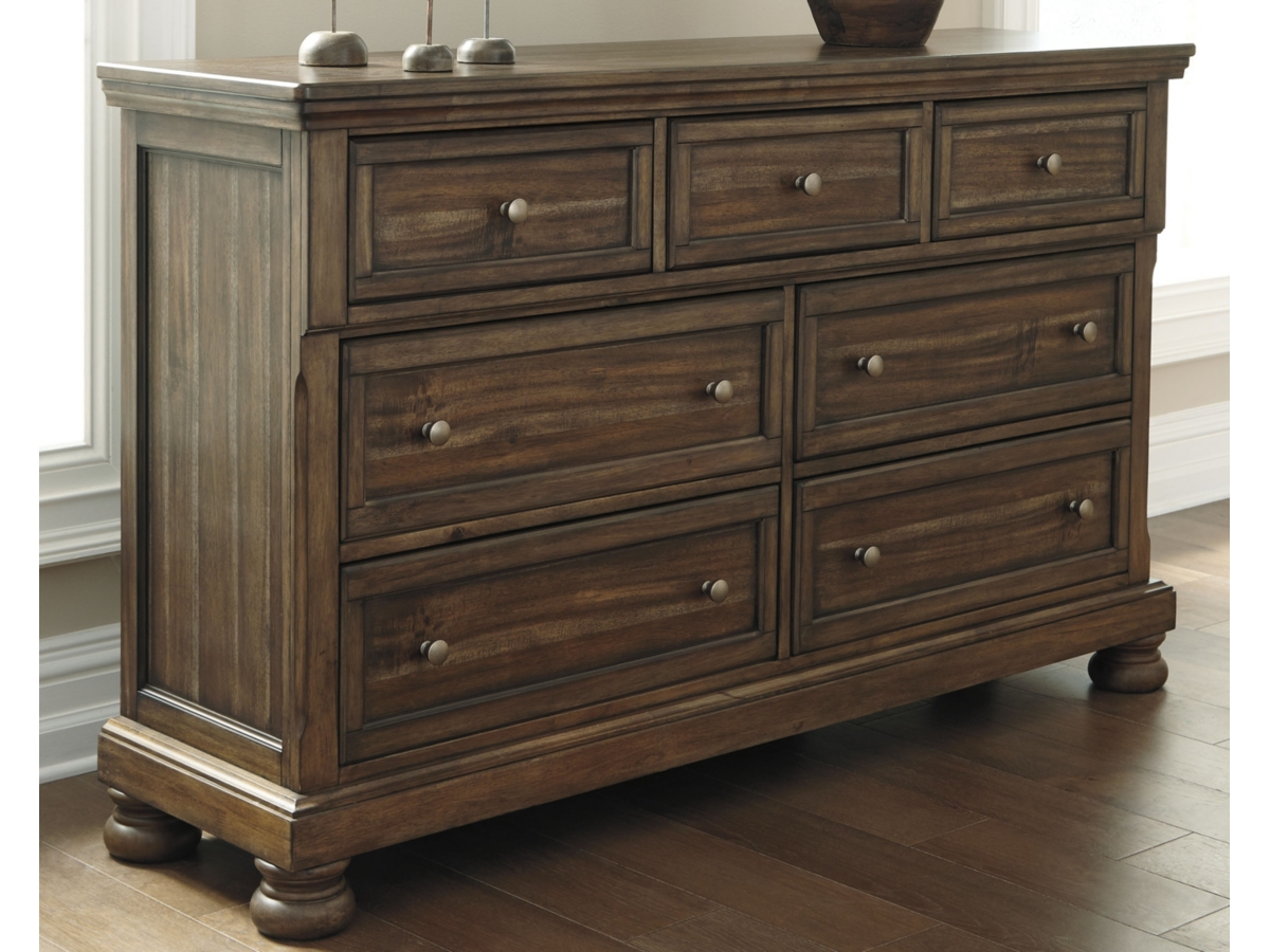 Flynnter Dresser - Medium Brown