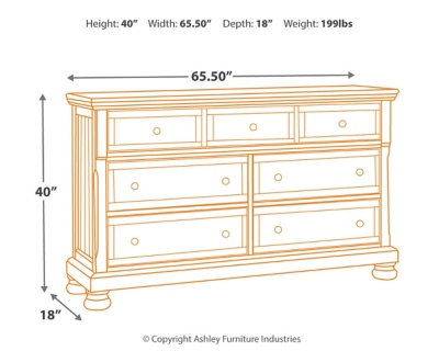 Flynnter Dresser, Medium Brown, large