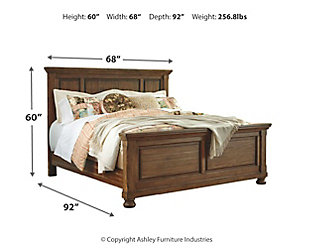 Flynnter Queen Panel Bed, Medium Brown, large