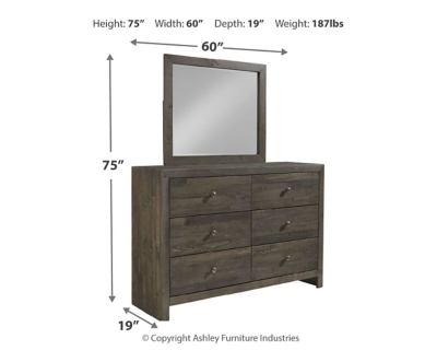 Mayflyn Queen Panel Bed with Dresser Mirror Ashley
