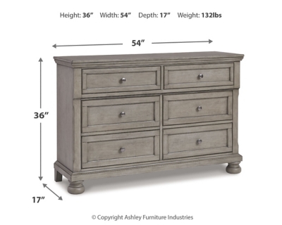 Lettner Dresser, Light Gray, large