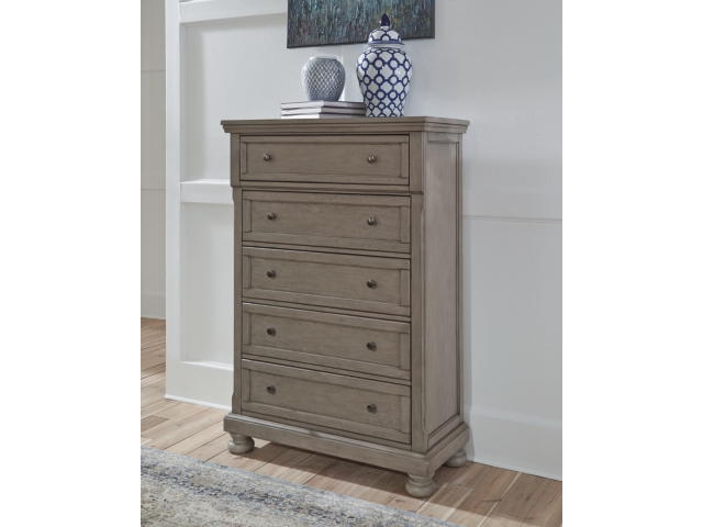 Lettner 5 Drawer Chest of Drawers | Ashley