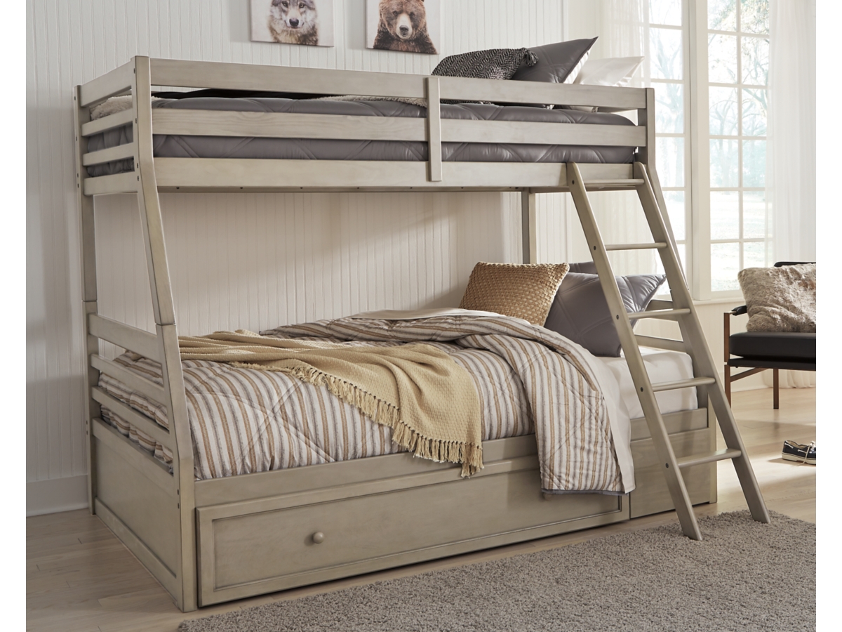 Twin over full bunk bed sales with dresser