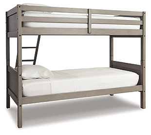 Lettner Twin Bunk Bed With Ladder, Isabelle Twin Over Bunk Bed With Storage