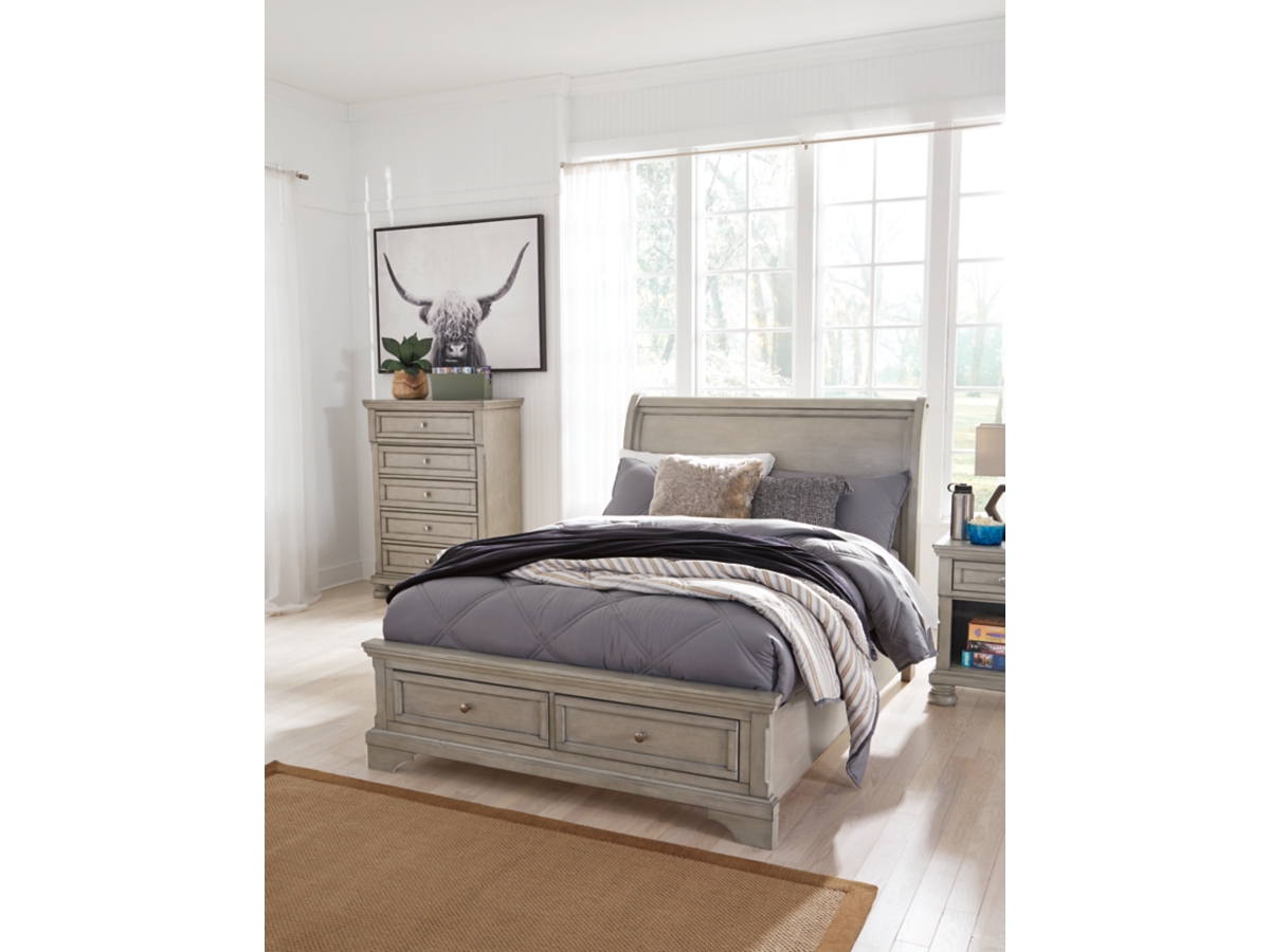 Lettner full deals sleigh bed